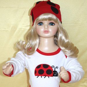 Three piece lady bug pajamas
